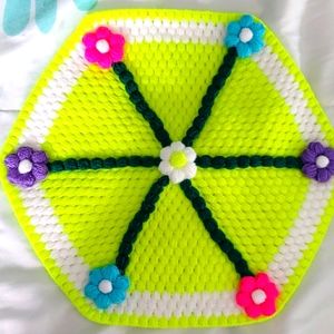 Handmade bath leaf (washcloth)